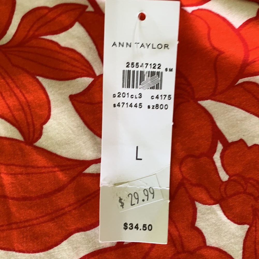 Ann Taylor Cotton Tee Shirt - Picture 5 of 5